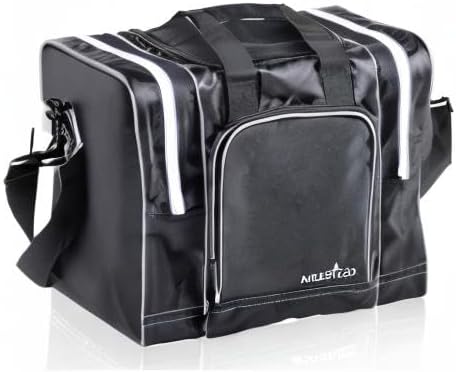 Athletico Bowling-Tasche für Einzelbälle, mit gepolstertem Ballhalter, passend für ein Paar Bowlings