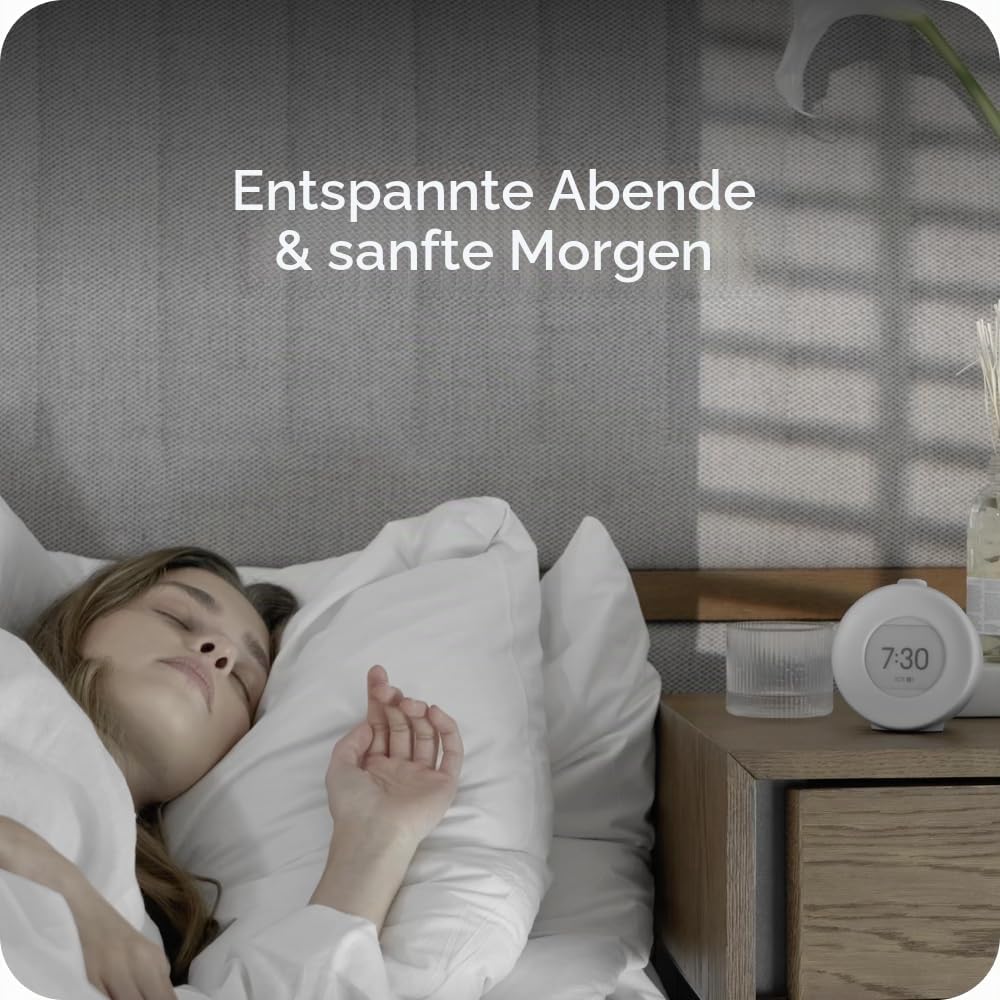 mudita Sunrise Alarm Clock E Ink Screen – „Harmony 2” Wecker Digital mit Bildschirm ohne Lichtemissi