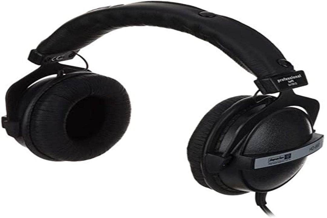 SuperLux HD660 Geschlossene Bügelkopfhörer, Schwarz/Weiss