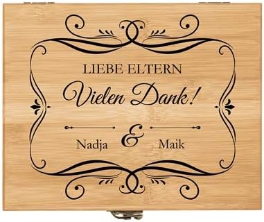 Maverton Weinöffner-Set personalisiert Weinset Sommelier Set - Geschenkbox Holzbox + 8er Weinzubehör