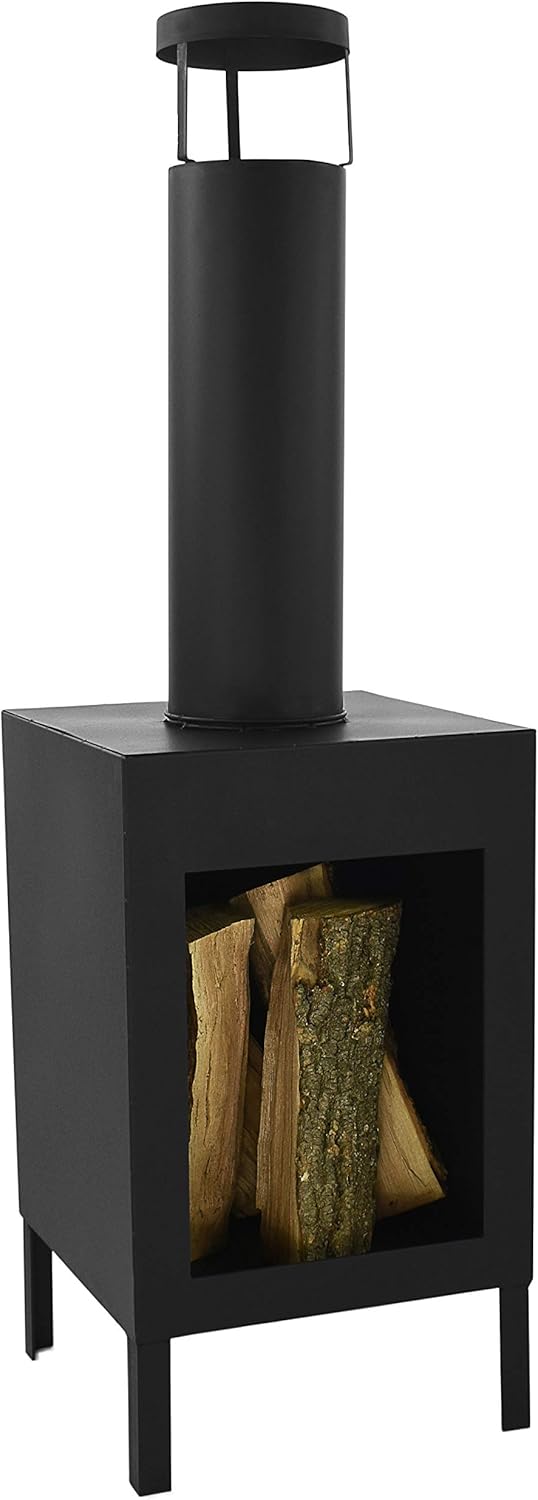 Terrassenofen Gartenofen Gartenkamin Terrassenkamin Feuerstelle Terrasse Heizung Garten Ofen Metall