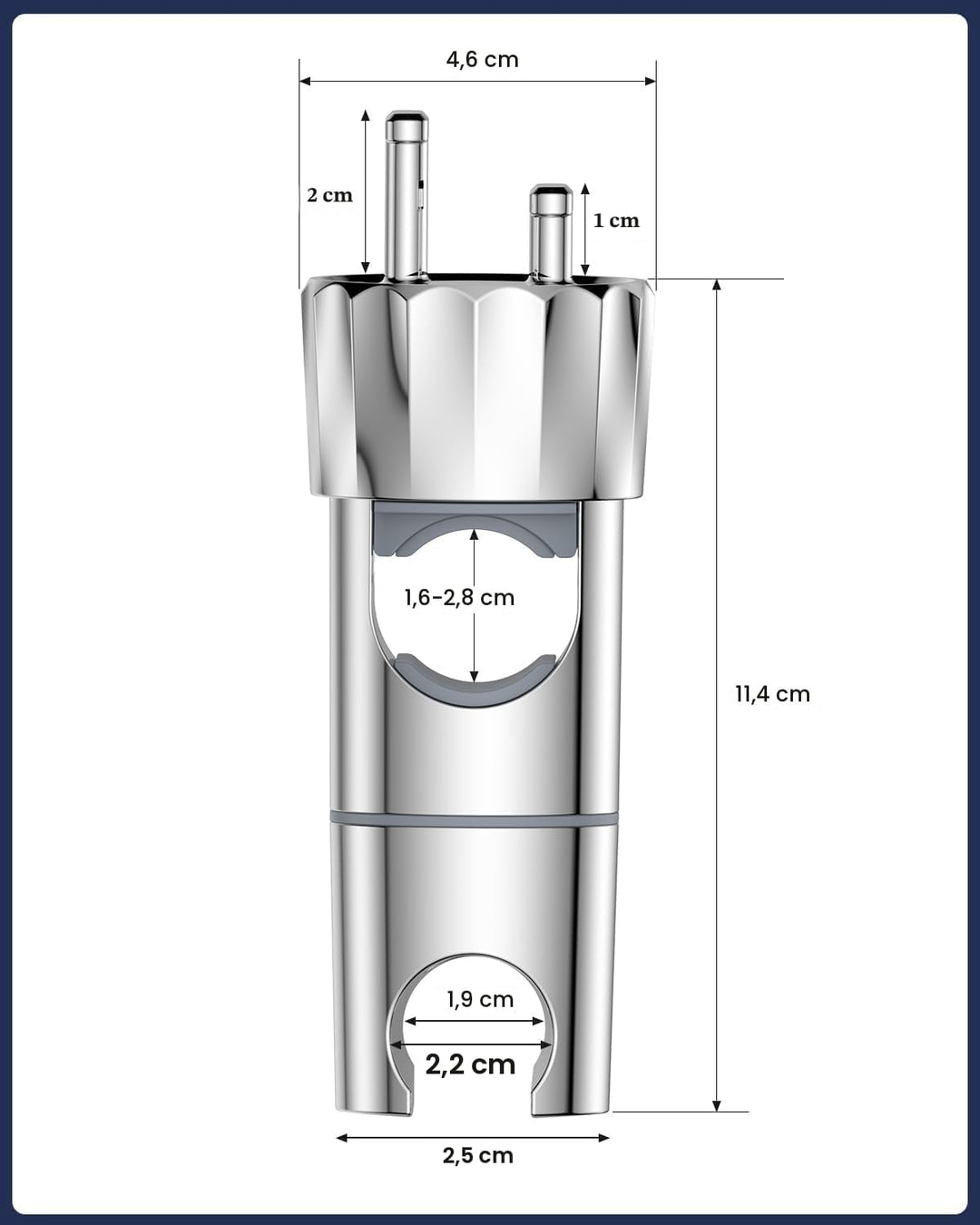 YEAUPE Universal Duschkopf Handbrause Halterung - Brausehalter ohne Bohren, Verstellbar Duschhalteru