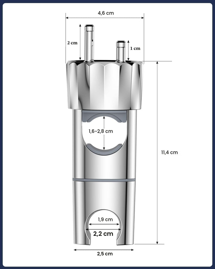 YEAUPE Universal Duschkopf Handbrause Halterung - Brausehalter ohne Bohren, Verstellbar Duschhalteru