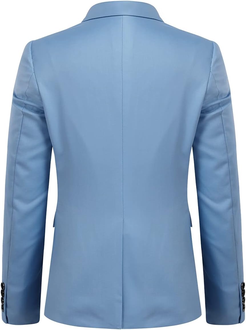 YOUTHUP Anzug Herren 3 Teilig Anzüge Slim Fit 2-Knopf Herrenanzug Modern Formell Sakko Weste Hose fü