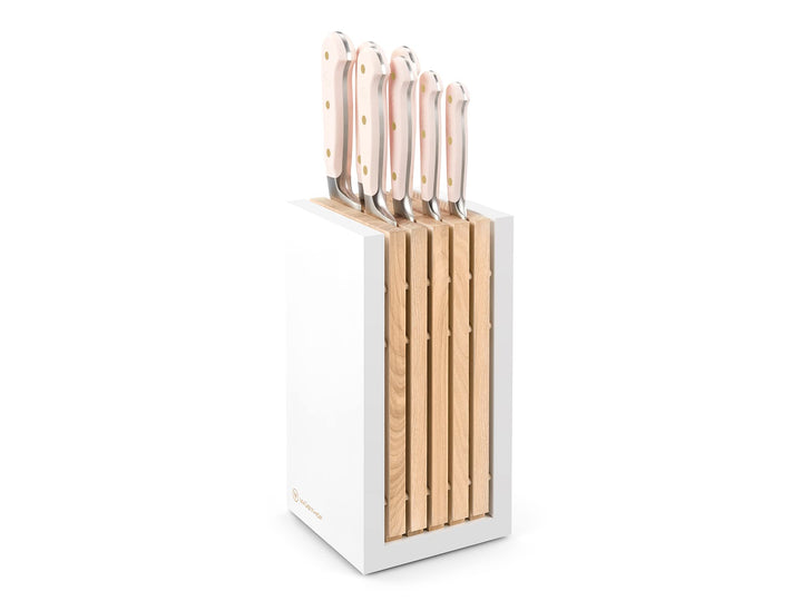 WÜSTHOF Classic Messerblock mit 7 Messern, Pink Himalayan Salt (Rosa), Pink Himalayan Salt