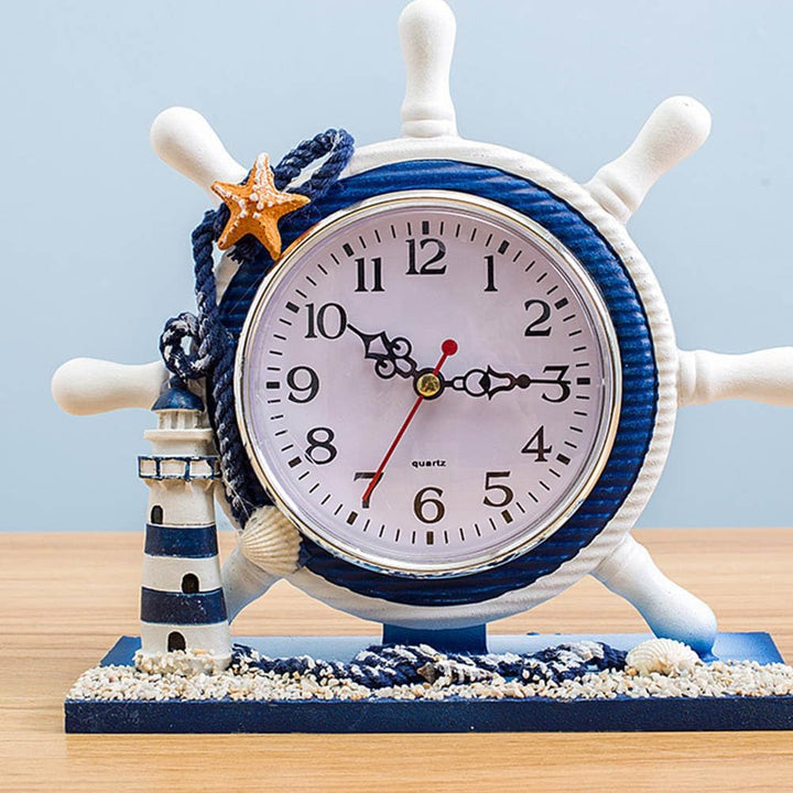 Cabilock Nautische Wanduhren Küchenuhr Wanduhr Wohnzimmerdekor: Nautische Schleichende Wanduhr Moder