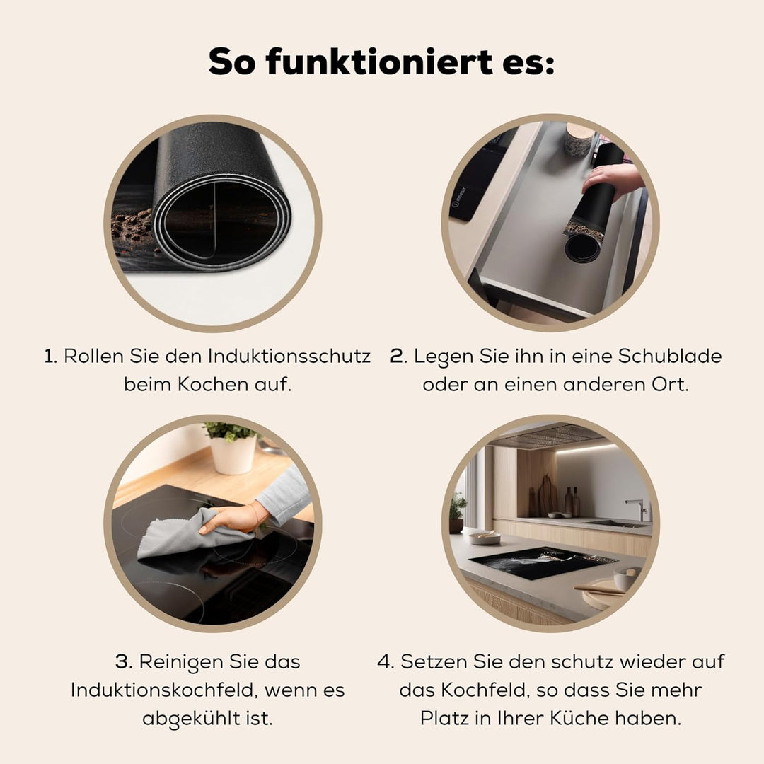Herdabdeckplatte Einteilig Ceranfeld Abdeckplatte Küche Deko Ceranfeldabdeckung Herdabdeckung Indukt