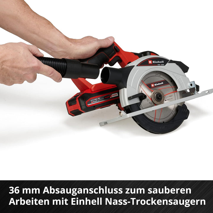 Einhell Akku-Handkreissäge TE-CS 18/165-1 Li-Solo Power X-Change (18 V, Li-Ion, Ø165 x Ø20 mm Sägebl