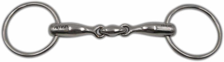 AMKA Wassertrense doppelt gebrochen massiv Edelstahl Stärke 18 mm, Ringe 65 mm 14,5, 14,5