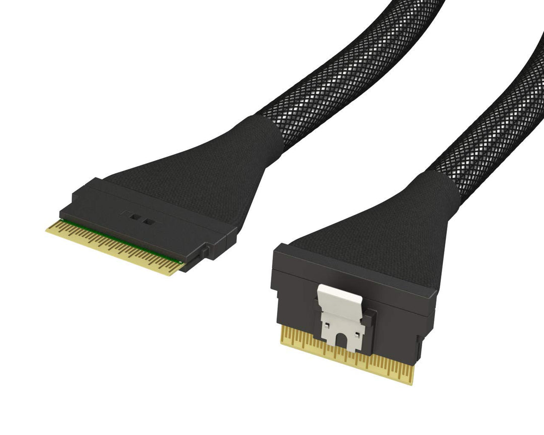 LINKUP - Slim SAS SFF-8654 8i Geradeaus zu SFF-8654 8i Gerade Nach Oben 24Gbps Hochgeschwindigkeits
