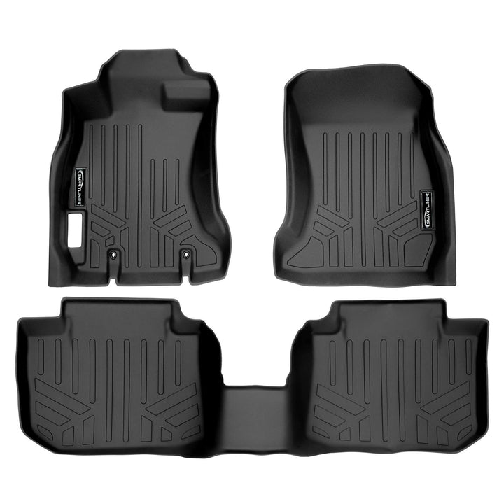 MAX LINER -A0265/B0265 Fussmatten 2-reihig Set schwarz für 2013-2017 Subaru Crosstrek/XV Crosstrek