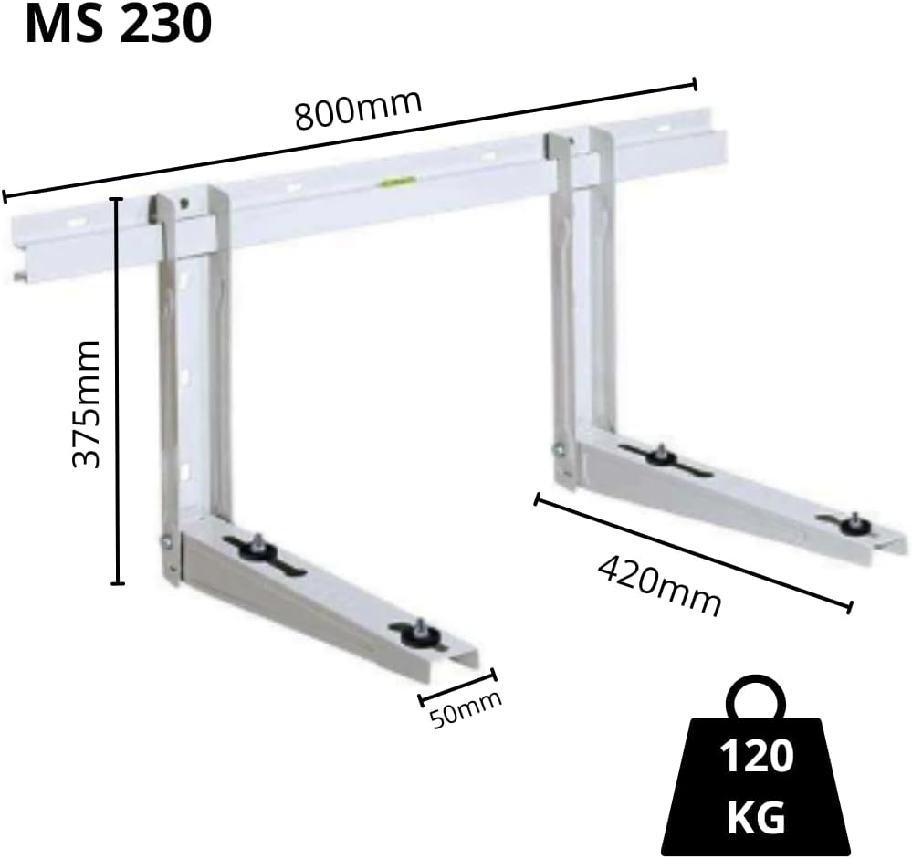 RODIGAS MS 230 800mm/420mm bis 120 kg Universal Klimaanlage Wandkonsole für Split Klima Klimaanlage