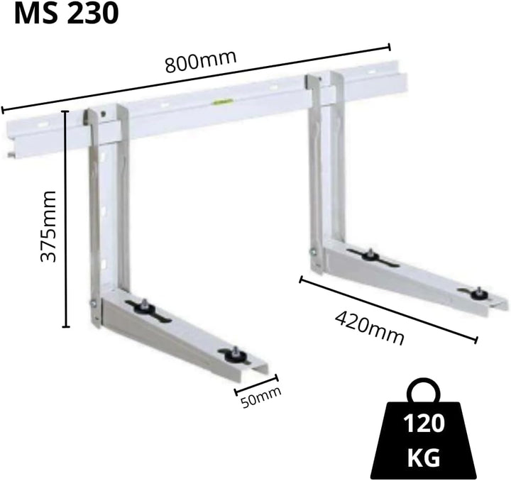 RODIGAS MS 230 800mm/420mm bis 120 kg Universal Klimaanlage Wandkonsole für Split Klima Klimaanlage