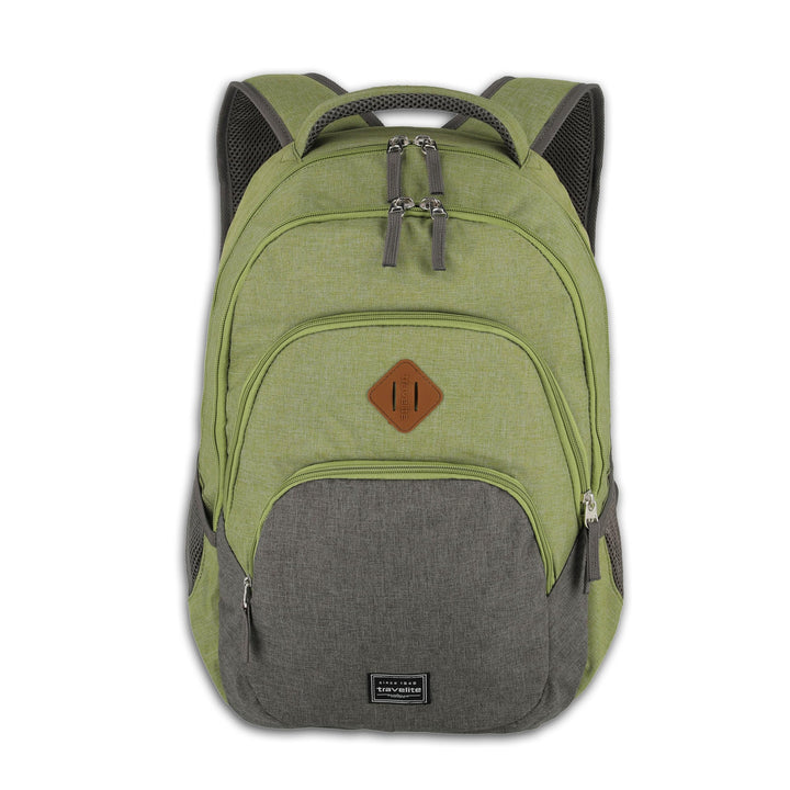 Travelite Handgepäck Rucksack, Laptop Rucksack 15,6 Zoll, BASICS, Daypack, Tagesrucksack mit vielen