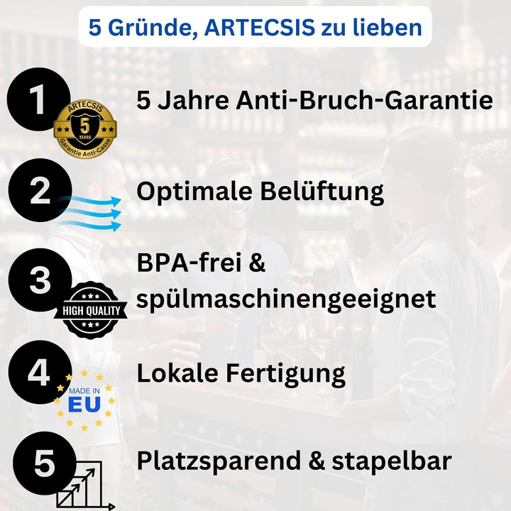 ARTECSIS Kartoffel Aufbewahrungsbox weiss 2er Set I Gemüsebox Kartoffelbox mit Deckel für ca. 4 kg K