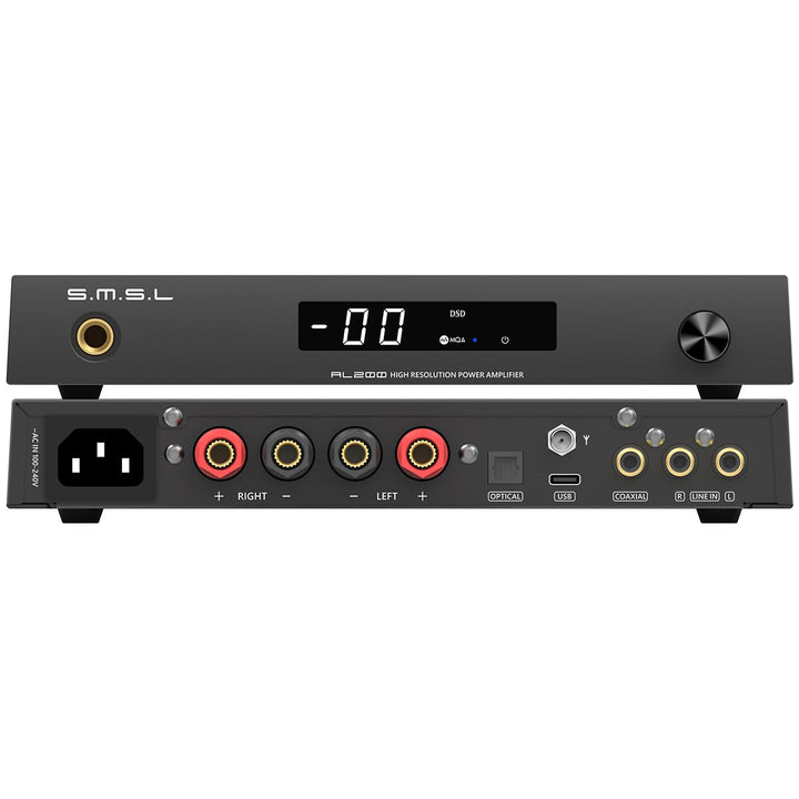 SMSL AL200, Hi-Fi-Verstärker, MA5332MS Stereo-D-Klasse Verstärker-Chip, 165 W Ausgangsleistung, inte