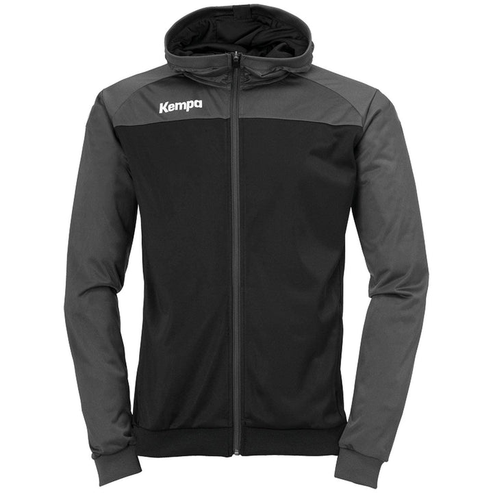 Kempa Kinder Prime Multi Jacke, schwarz/Anthra, 140