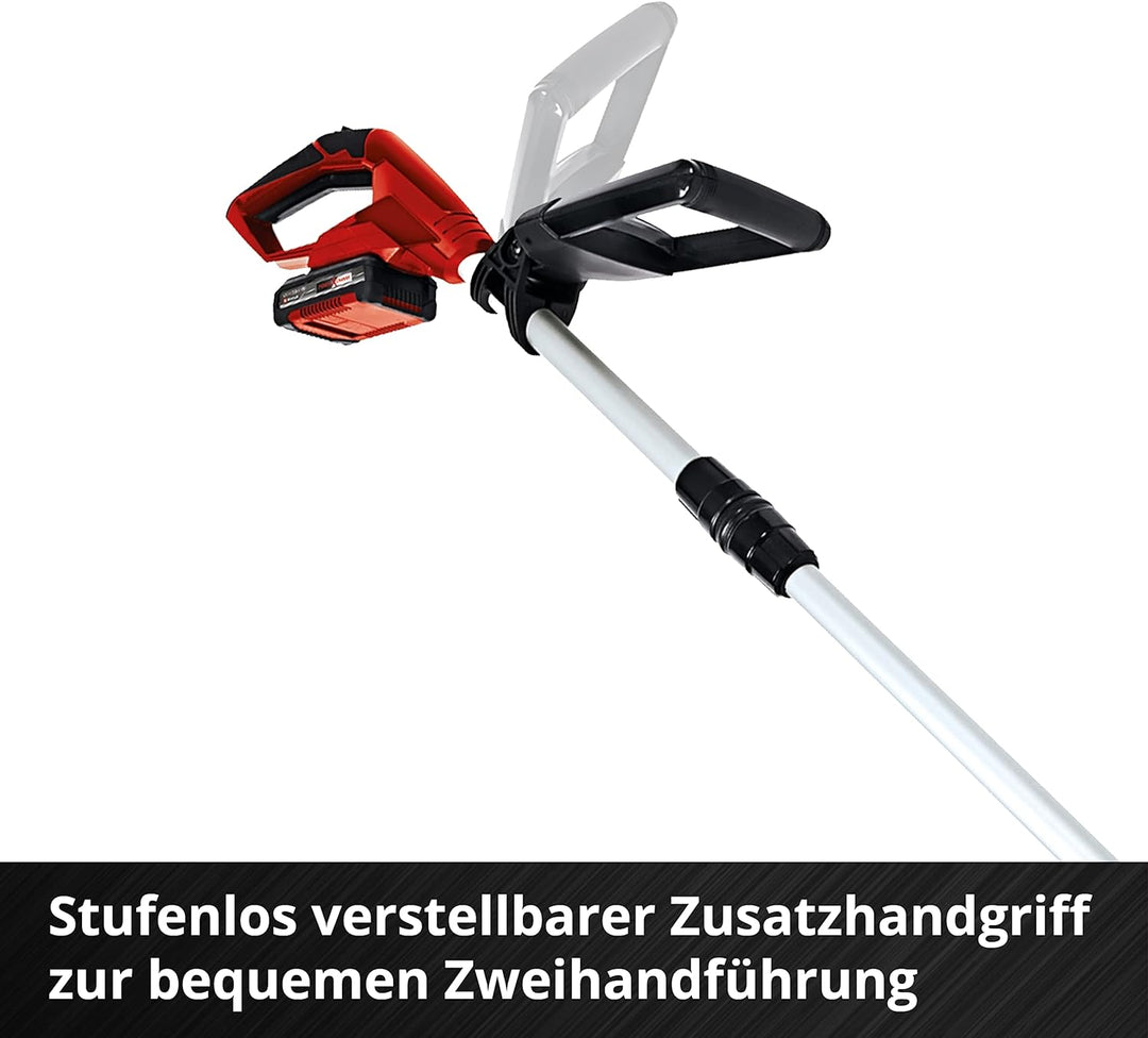 Einhell Akku-Rasentrimmer GE-CT 18 Li Kit Power X-Change (Li-Ion, 18V, Motorkopf drehbar, Flowerguar