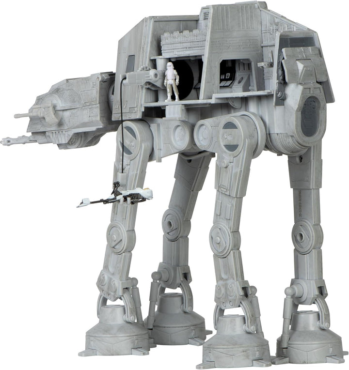 Star Wars Micro Galaxy Squadron SWJ0170 - at-at, offizielles 25cm Fahrzeug mit Licht, Sound und Figu