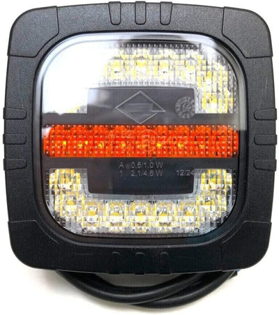 MelTruck® 2x LED Positionsleuchte mit Blinker E9 LKW Anhänger Traktor Schlepper Bagger NEU