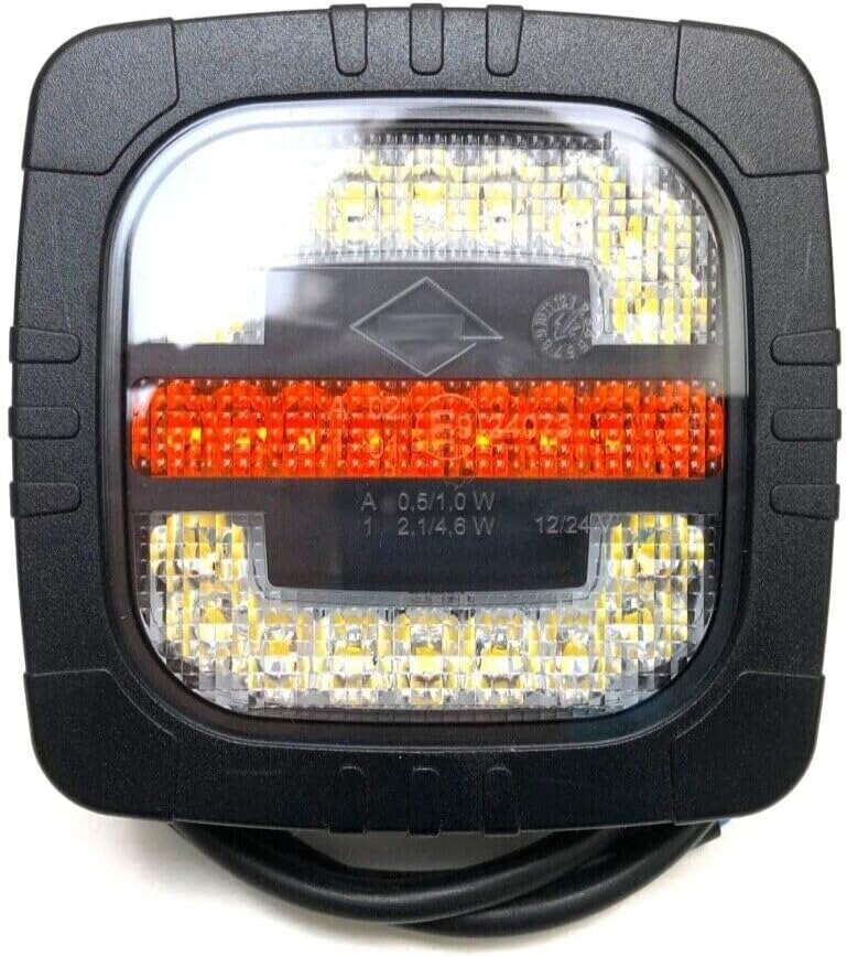 MelTruck® 2x LED Positionsleuchte mit Blinker E9 LKW Anhänger Traktor Schlepper Bagger NEU