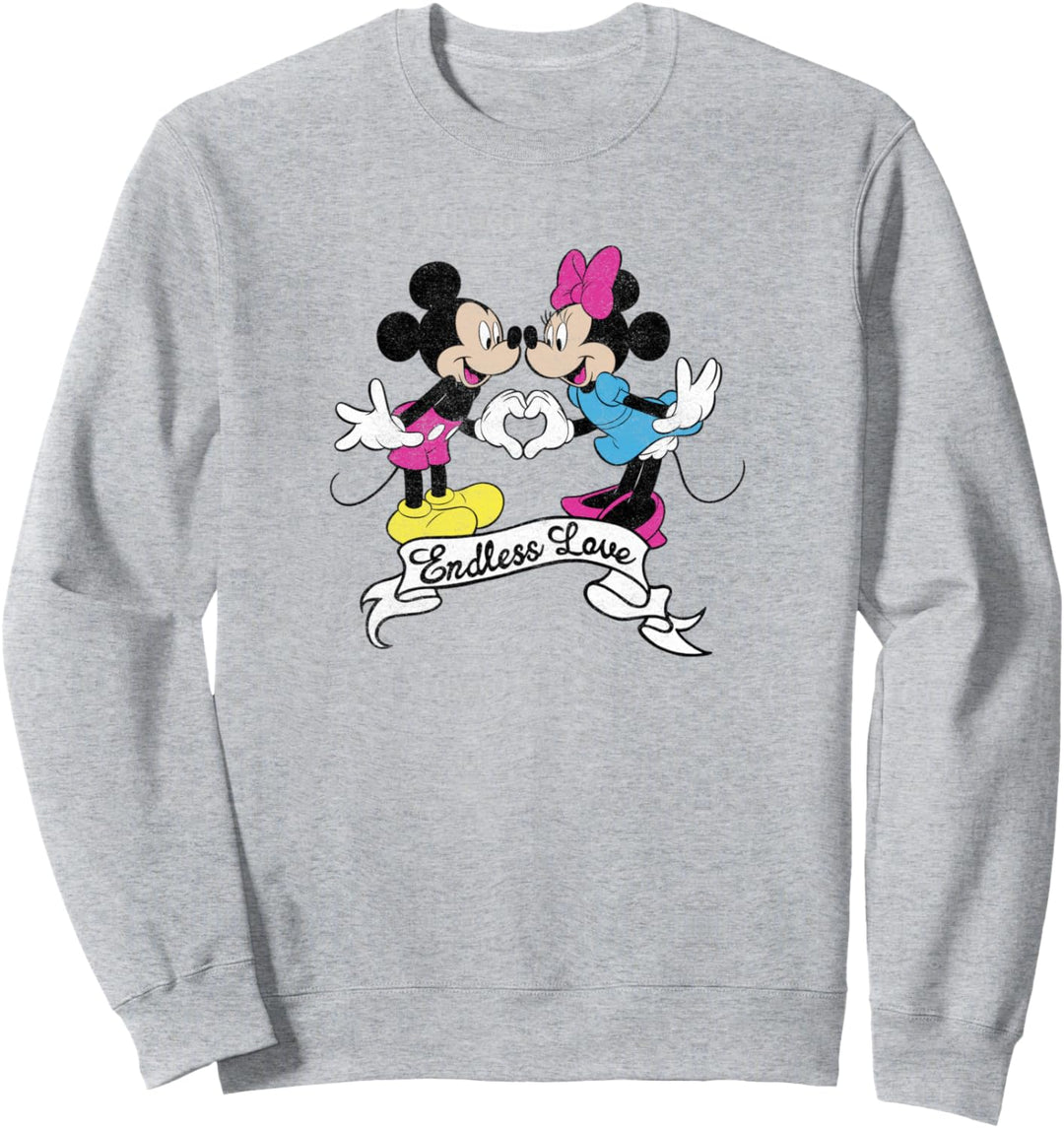 Disney Mickey & Minnie Valentinstag Endless Love Retro Sweatshirt