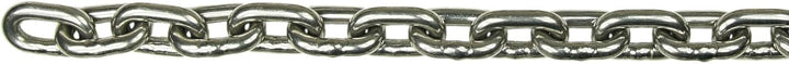 KAMERO Edelstahl V4A Kettenschloss mit Vorhängeschloss, 6mm 300cm | rostfrei 6mm Kette, 300cm, 6mm K