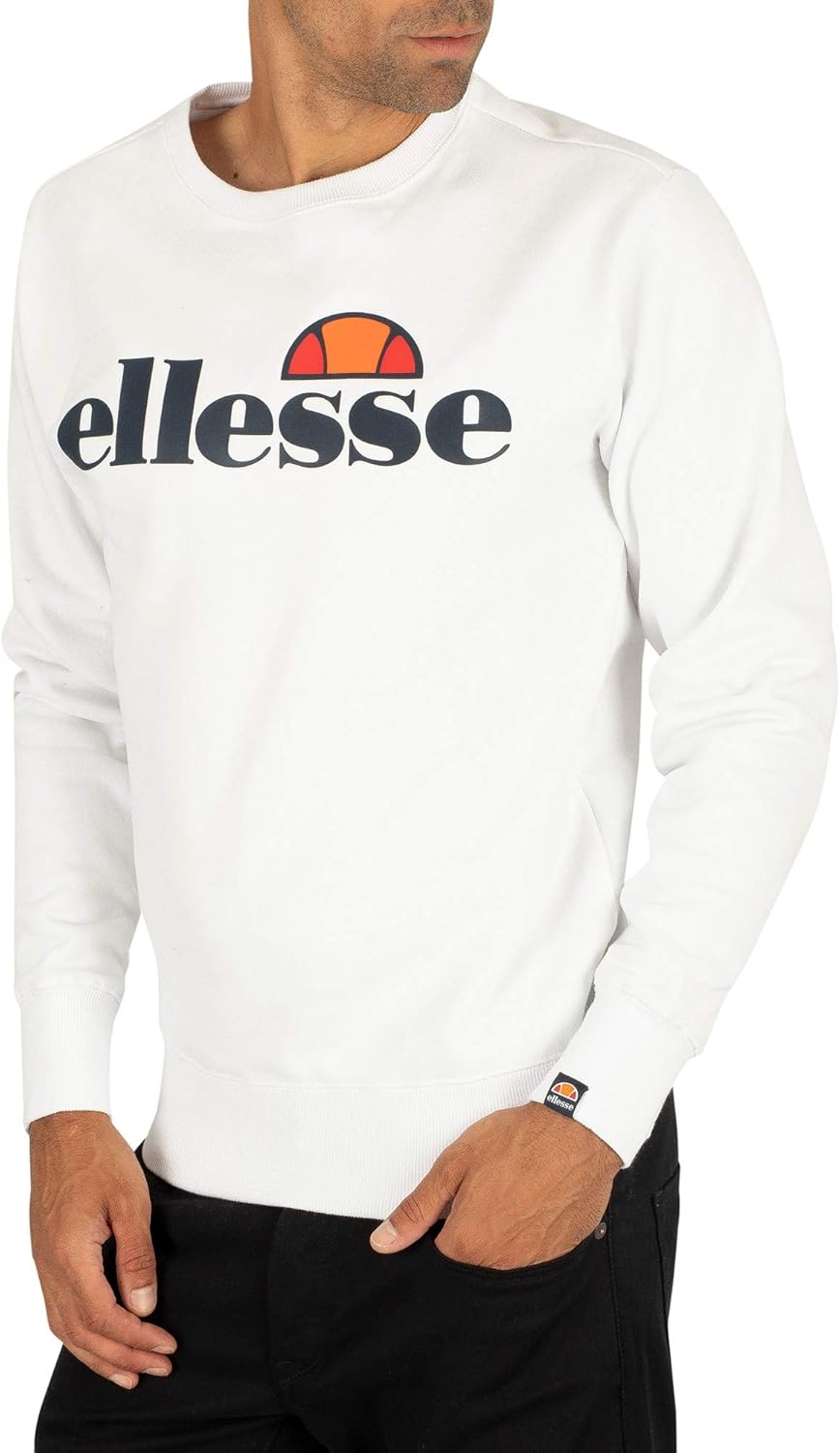Ellesse Herren Sl Succiso Sweatshirt L Weiss, L Weiss