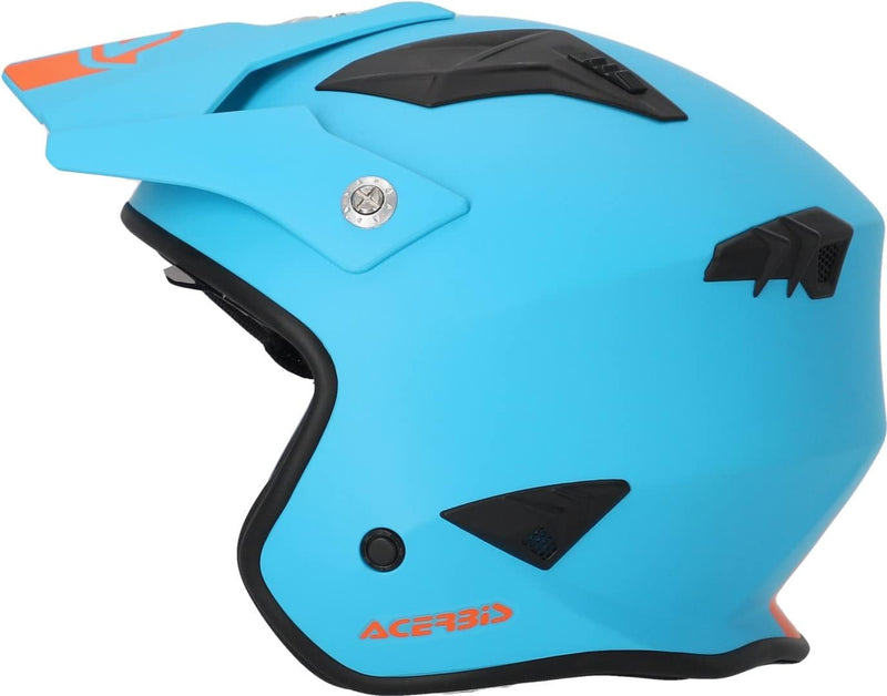 Acerbis Unisex Aria 2206 Jet helmet, baby blue, M EU