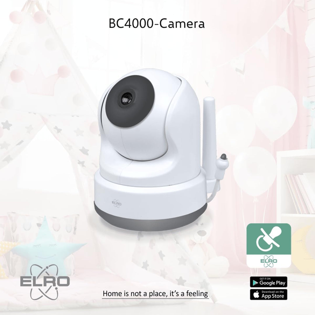 ELRO BC4000-C Full HD Extra Baby Kamera Babyphone Royale 1080P / 4000 serie 1x Camera, 1080P / 4000