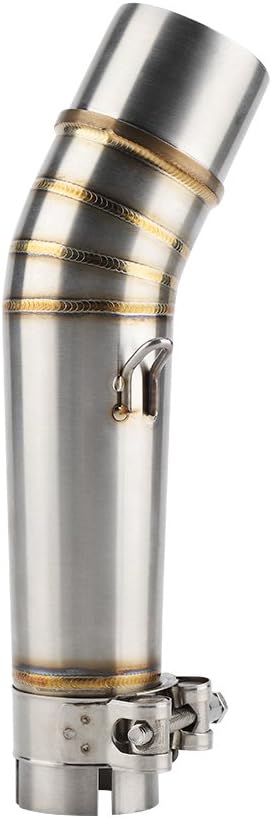 Yctze 51mm Auspuff Mittelrohr, Edelstahl Motorrad Auspuff Mittellenkerrohr 40-51mm für HONDA NC700X