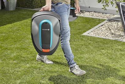 GARDENA 15002-41 SILENO City - Automatischer Rasenmäher, mit Bluetooth-App und Begrenzungsdraht, ein