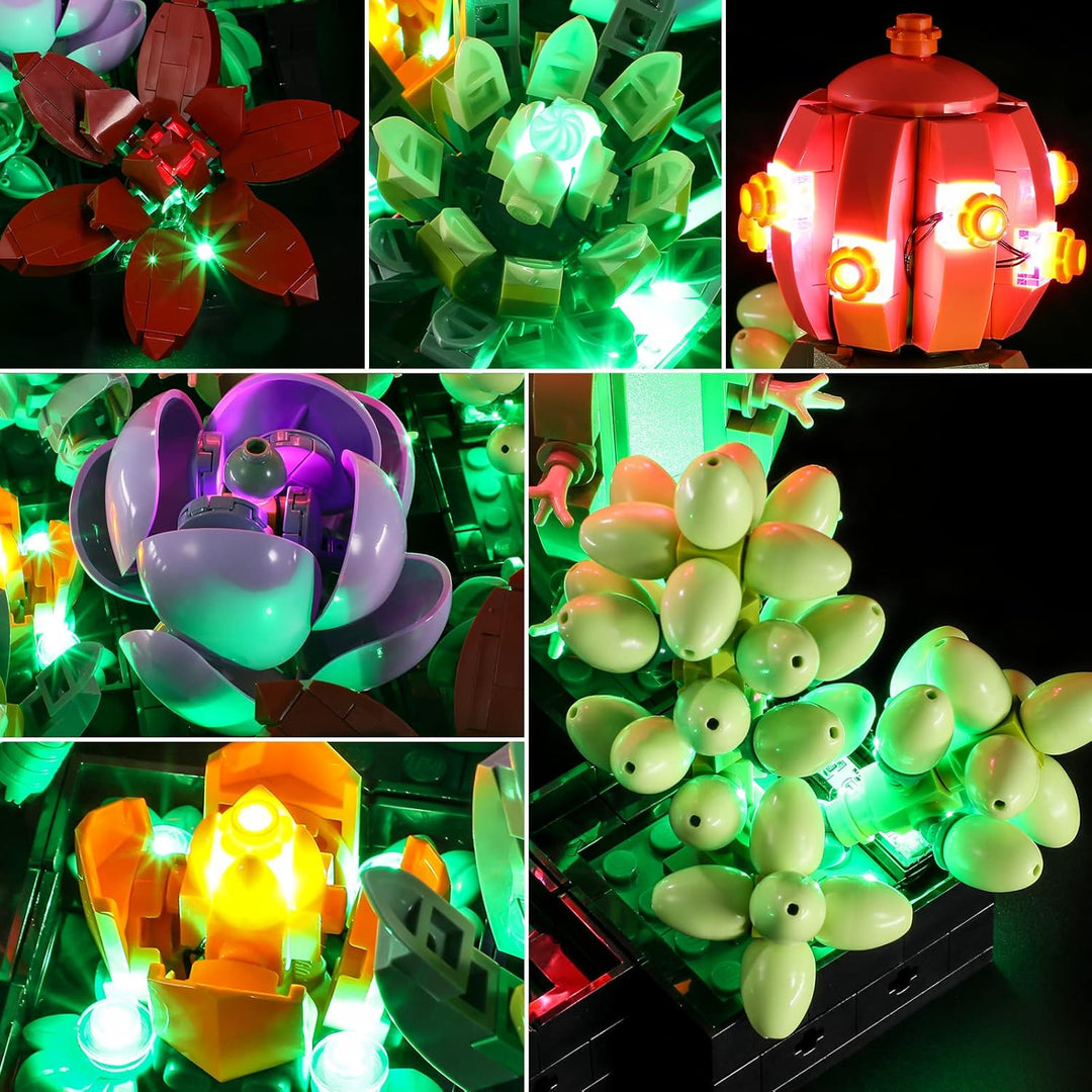 Lightailing Licht-Set Für Lego-10309 Sukkulenten - Led-Beleuchtungsset Kompatibel Mit Lego Bausteine