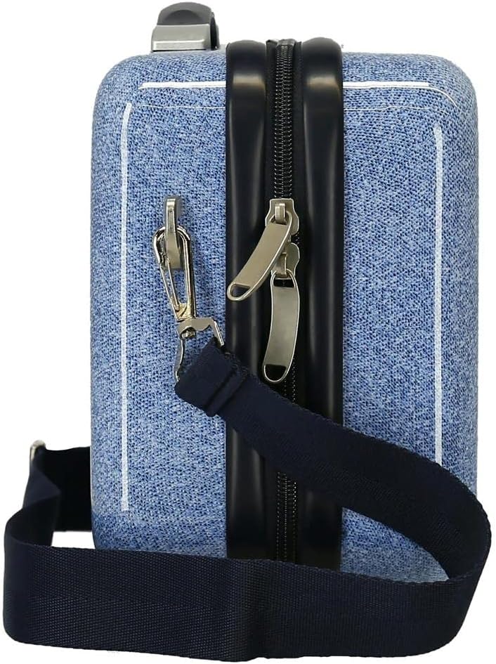 Disney Minnie Make it Rain Bows Verstellbarer Kulturbeutel mit Schultertasche, Blau, 29 x 21 x 15 cm