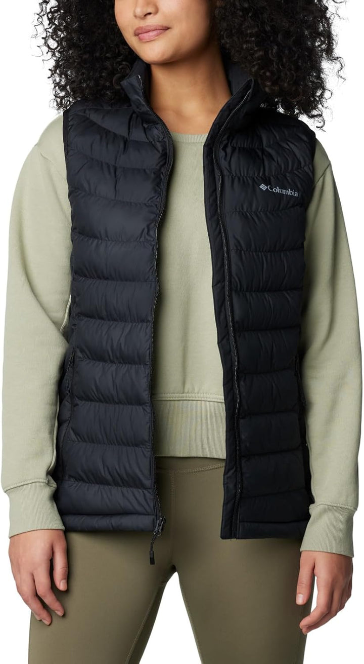Columbia Powder Lite Vest, Steppweste für Damen, Schwarz