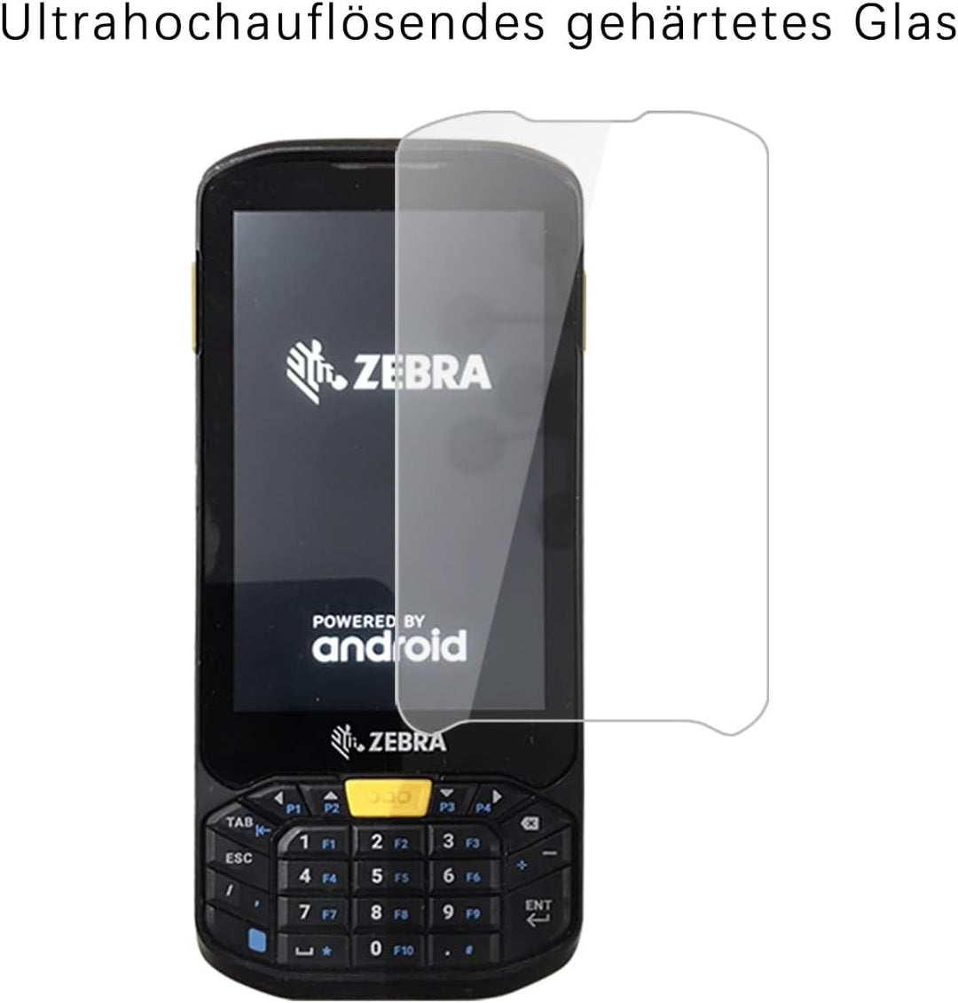 Displayschutzfolie für Zebra TC20 TC200J TC25 Scanner, Gehärtetes Glas, Hohe Auflösung, Anti-Fingera