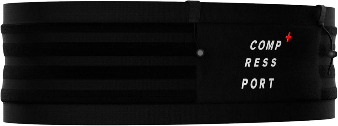 COMPRESSPORT Free Belt Pro Cinturon de Trailrunning XS-S Schwarz, XS-S Schwarz