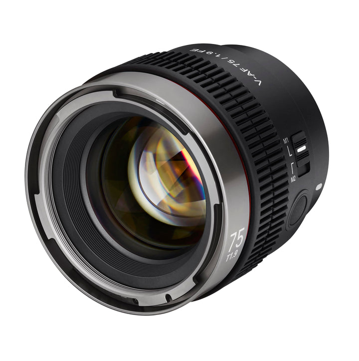 Samyang V-AF 75mm T1,9 FE für Sony E, Videoobjektiv, Auto Fokus Objektiv, Cine Lens 8K Unterstützung