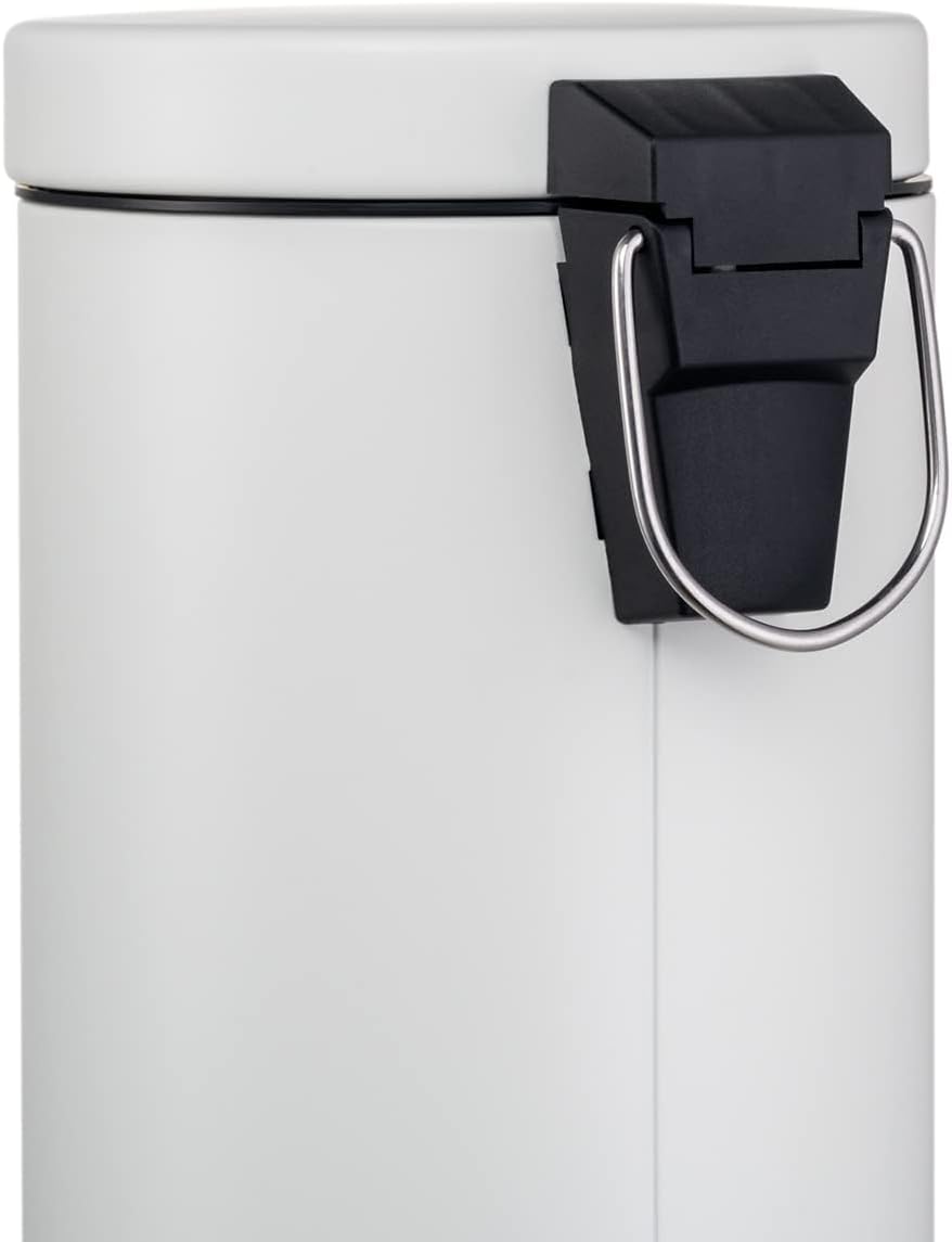 Wesco Kosmetik Abfallsammler in der Farbe sand matt, hochwertiges Stahlblech, 3 Liter Volumen, Fusst