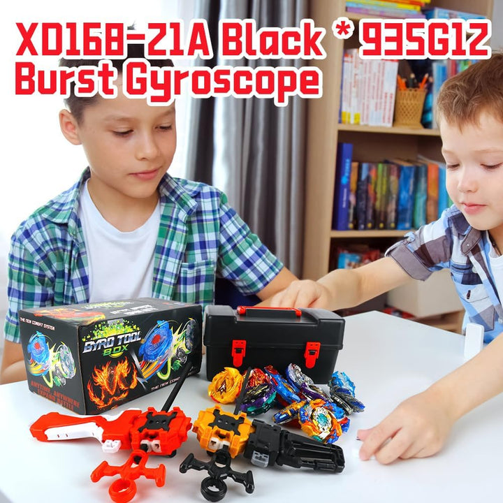 12in1 Kampfkreisel Set, 12 Kampfkreisel 2 Launchers, Bey Burst Turbo Blade Set, Kreisel BattleSet Mi