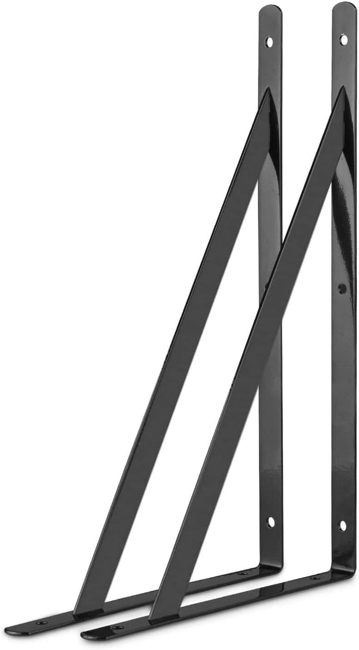 STARVAST 10 Stück Regalhalterungen Schwerlast, 90 Grad Wand-Winkel Regalhalterung Metall Regalträger