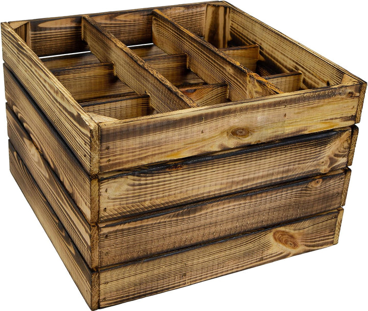 Kistenkolli Altes Land Weinregal Mix Regalkiste Flaschenablage Weinregal Apfelkiste/Weinkiste Weinsc
