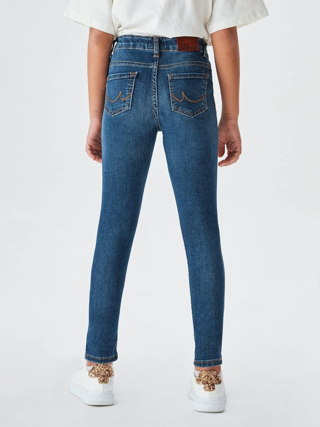 LTB Mädchen Jeanshose Sophia G 8 Jahre Marlin Blue Wash 53318, 8 Jahre Marlin Blue Wash 53318