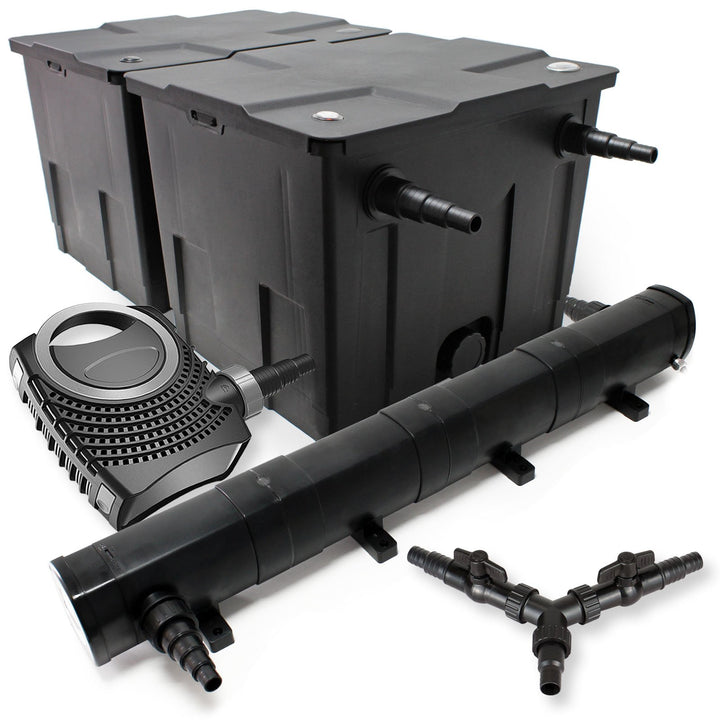 SunSun Filter Set für 60000l Teich 72W Teichklärer NEO8000 70W Pumpe
