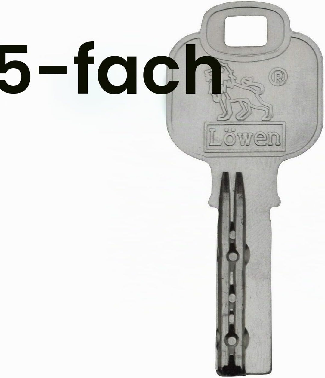 Halbzylinder verstellbar 40 mm 30/10 einzelschliessend inkl. 5 Schlüssel