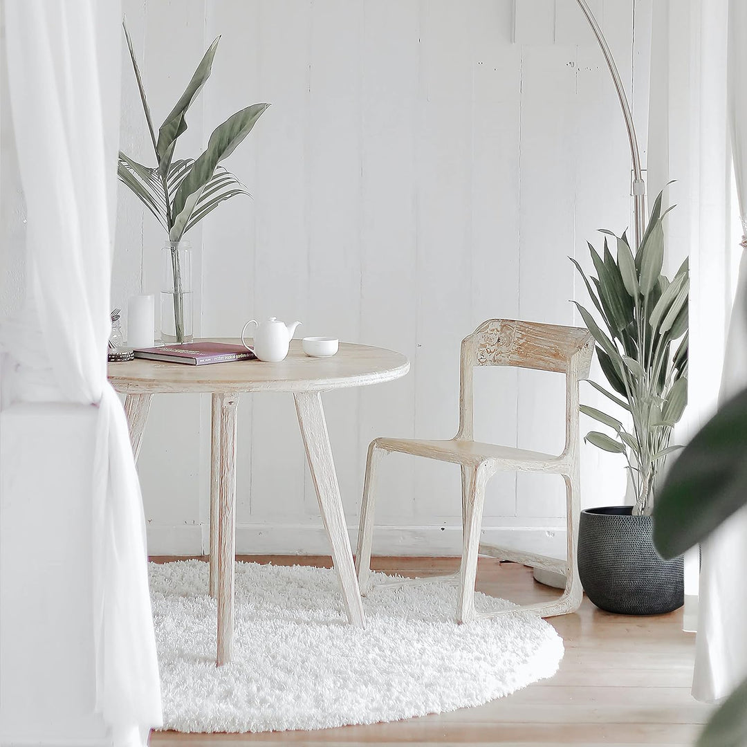 Olly & Rose Barcelona Keramik-Blumentopf, gross, 25 cm, Schwarze Blumentöpfe – Pflanztöpfe für drinn
