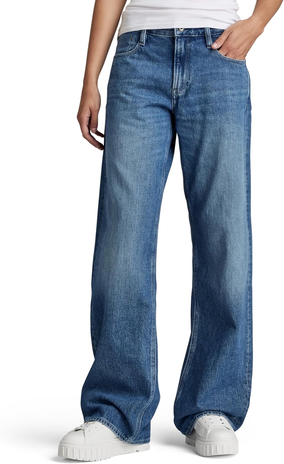 G-STAR RAW Damen Judee Loose Jeans 23W / 28L Blau Faded Harbor D22889 D436 D331, 23W / 28L Blau Fade