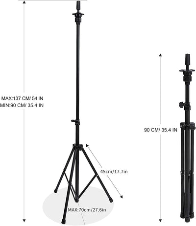 xnicx Perückenständer für Frisierköpfe,Beauty 90-137cm Perückenkopf Perückenständer übungskopf Frise