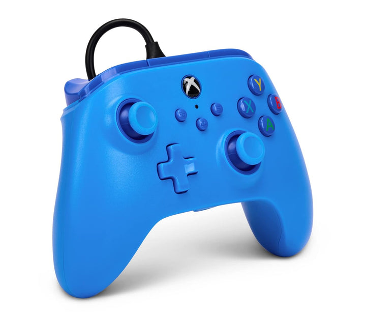 Kabelgebundener PowerA Controller für Xbox Series X|S und Windows 10/11 - Blau, Gamepad, kabelgebund