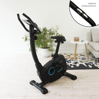 Skandika Heimtrainer Fahrrad Bragi | Hometrainer für Zuhause, 7 kg Schwungmasse, Magnetbremssystem,